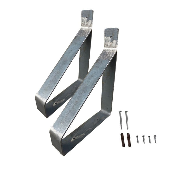 1 x Suspense Bracket - 3 Sizes - 15cm - Raw Steel