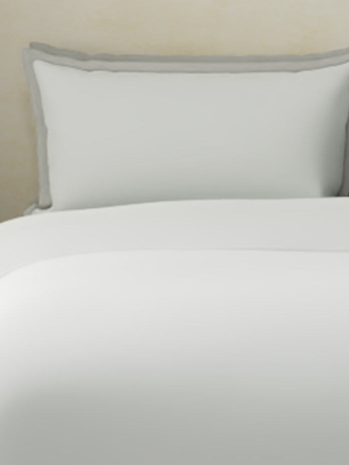 100% Cotton 400 TC King Size Bedding Set, 1 Bedsheet with 1 Duvet Cover & 4 Pillow Covers, Cotton Charm Collection - Dwan Blue
