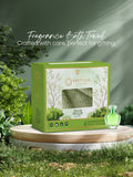100% Cotton, Green Bath Towel, Green Apple Aroma, 525 GSM (Nature Bouquet Collection)