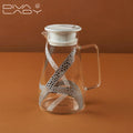 1400ml Silver Pattern Glass Pitcher – Elegant Drink Server