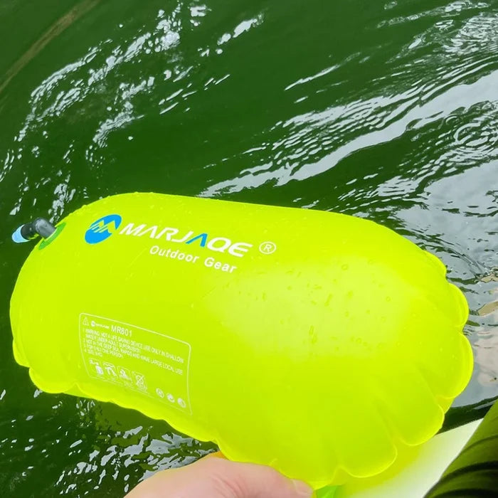 1PC PVC Swimming Buoy Safety Air Dry Tow Bag Float Inflatable Signal Drift