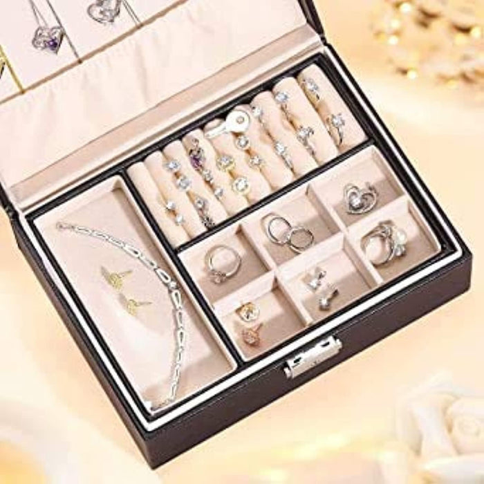 2-Layer Women's Jewelry Box