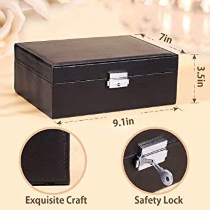 2-Layer Women's Jewelry Box