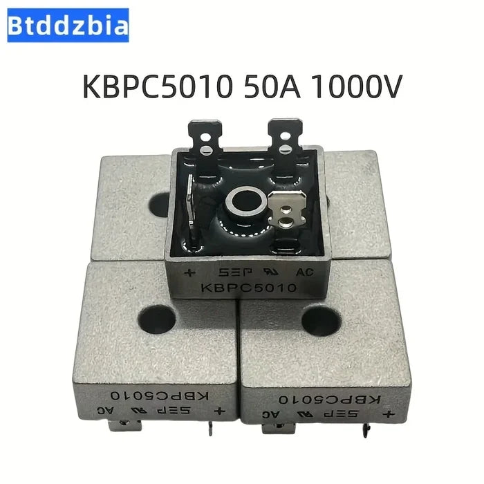 5pcs Diode Bridge Rectifier Kit KBPC5010 50A 1000V Diode Electronic Components