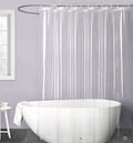 70" x 72" Clear Transparent Vinyl Shower Curtain Liner – Waterproof & Durable Bathroom Essential