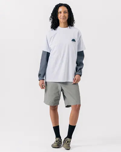 Alpha Breeze Typography T-Shirt - Snow Peak