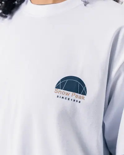 Alpha Breeze Typography T-Shirt - Snow Peak