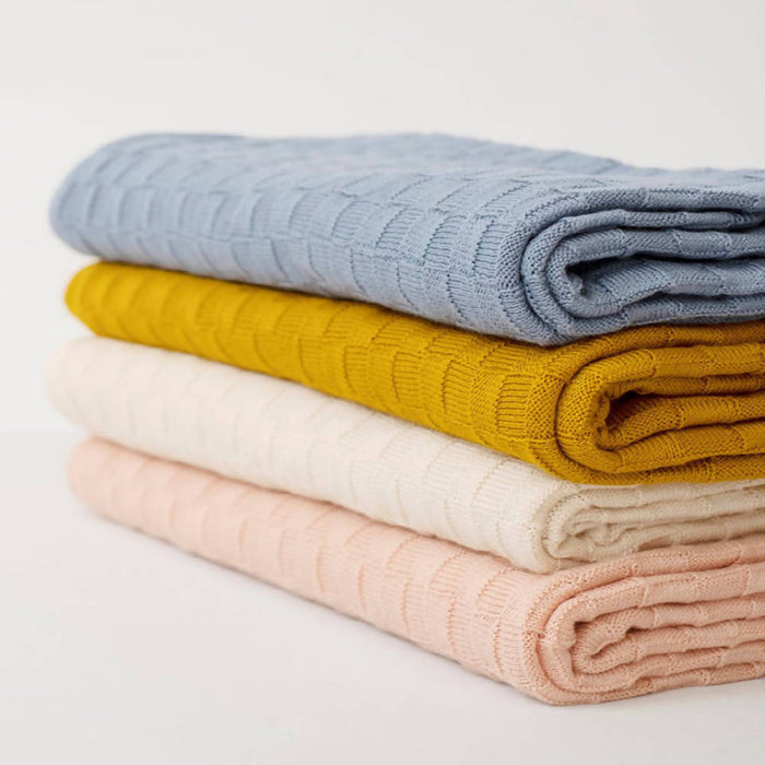 American Made Organic Cotton Baby Blanket