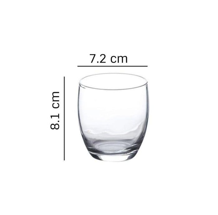Uniglass, Anika Dessert Glass Set, 250ml, Set of 6pcs, Transparent | Dessert Glass
