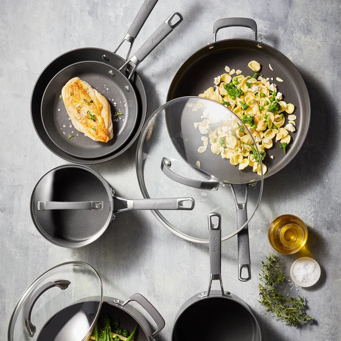 Anolon Endurance+ 30cm Open French Skillet With Bonus Lid