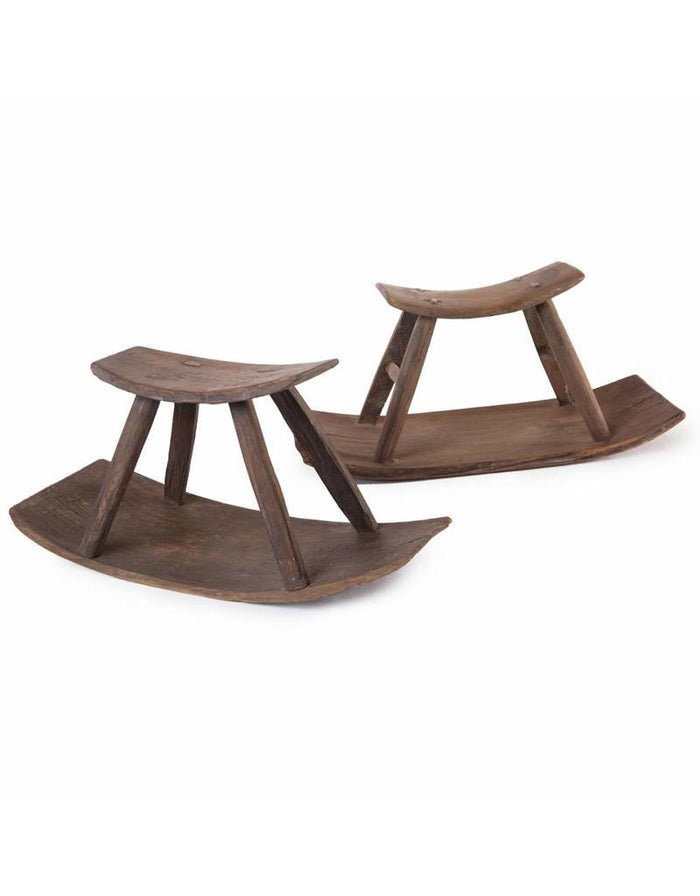Antique Farmers Rustic Stools -