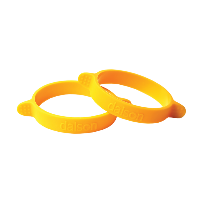 Appetito Pansafe Silicone Egg Rings Set of 2 - Yellow