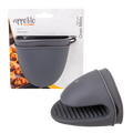 Appetito Silicone Oven Mitts - Set of 2 - Charcoal
