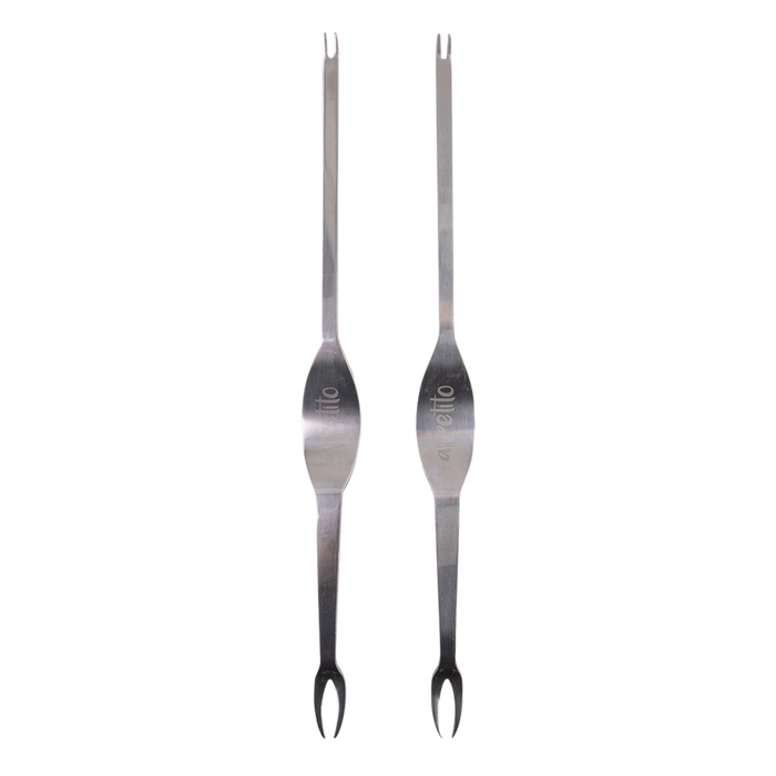 Appetito Stainless Steel Seafood Forks - Set of 2
