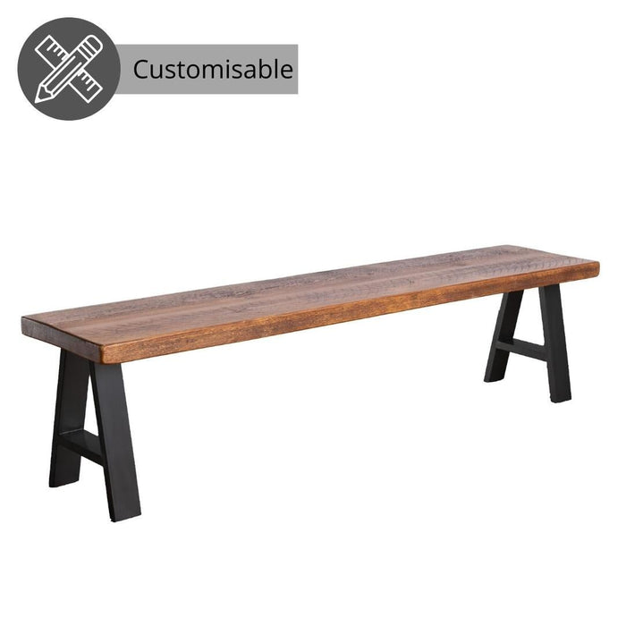 Arnison Industrial Bench - A - Shaped Legs - 90cm - 35cm