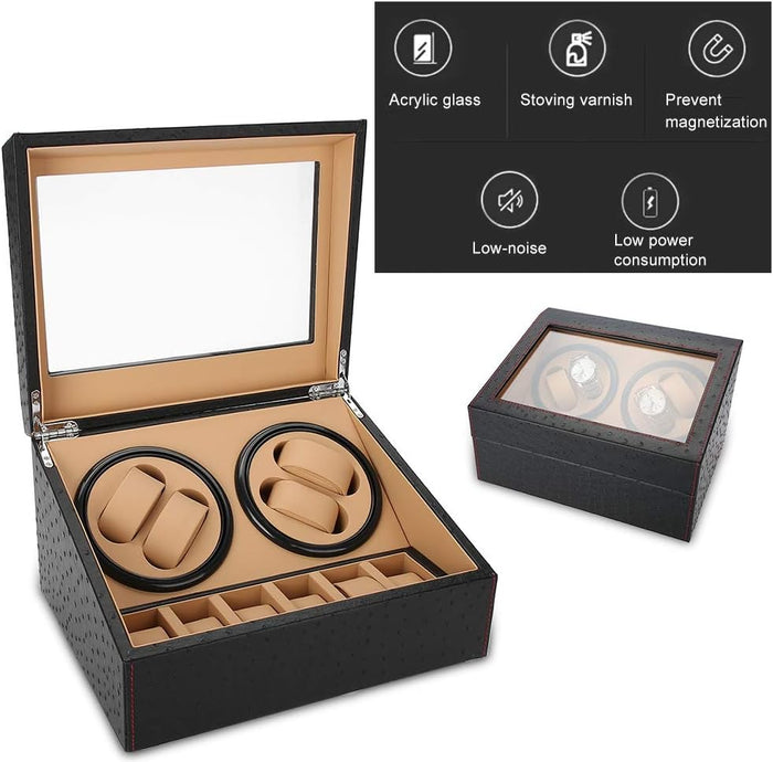 Automatic Rotating Watch Winder & Display Box
