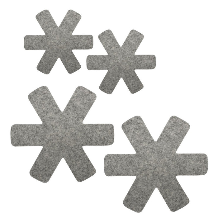 Avanti Pot & Pan Protectors Grey - Set of 4