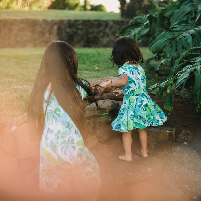Backyard Oasis Bamboo T-Shirt Dress
