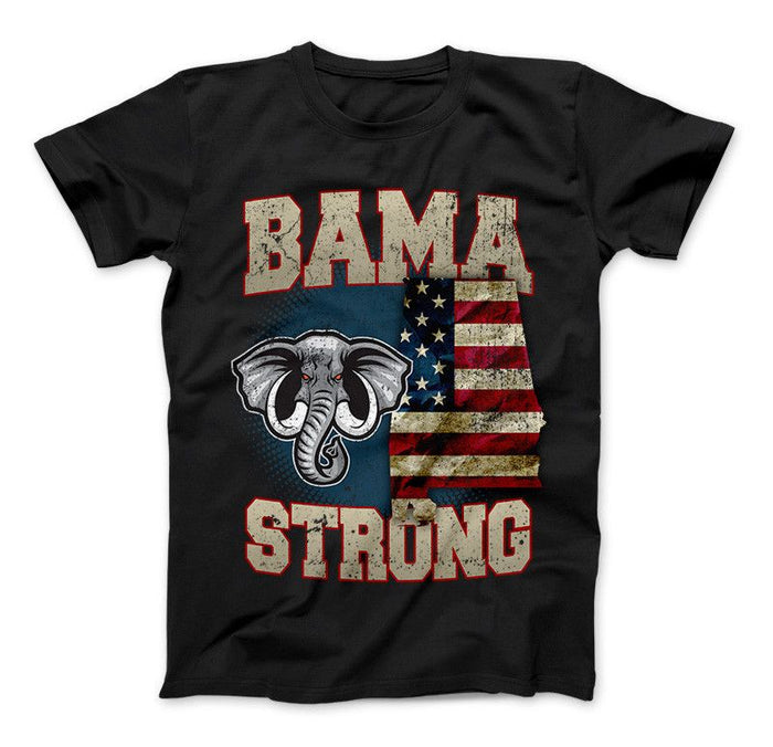 Bama Strong Special Limited Edition Alabama Print T-Shirt & Apparel Standard T Black
