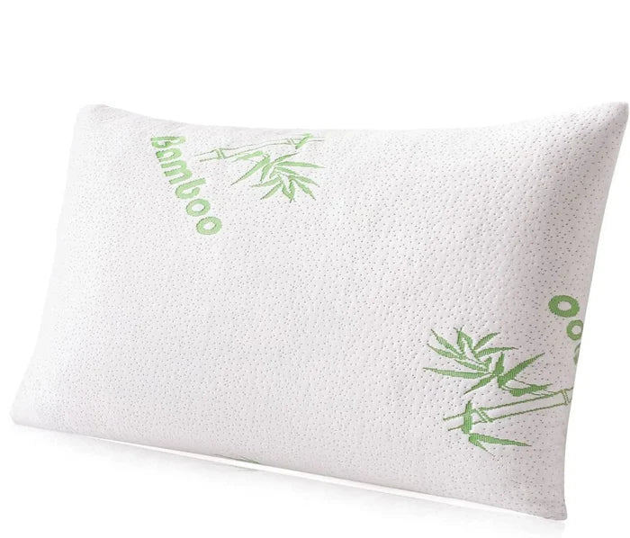 Soft Plush Bamboo Memory Foam Support Pillow Home Mart Goods