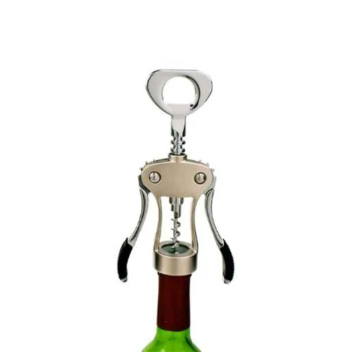Bartender Heavy Duty Wing Corkscrew With Black Trim
