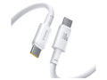 Baseus New Braided Fast Charging Cable USB-C to USB-C 100W 2m - White