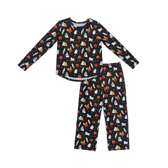 Beachside Boo Bash Women's Long Bamboo Pajamas
