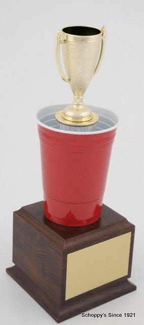 Beer Pong Trophy - Large - Schoppy's Since 1921