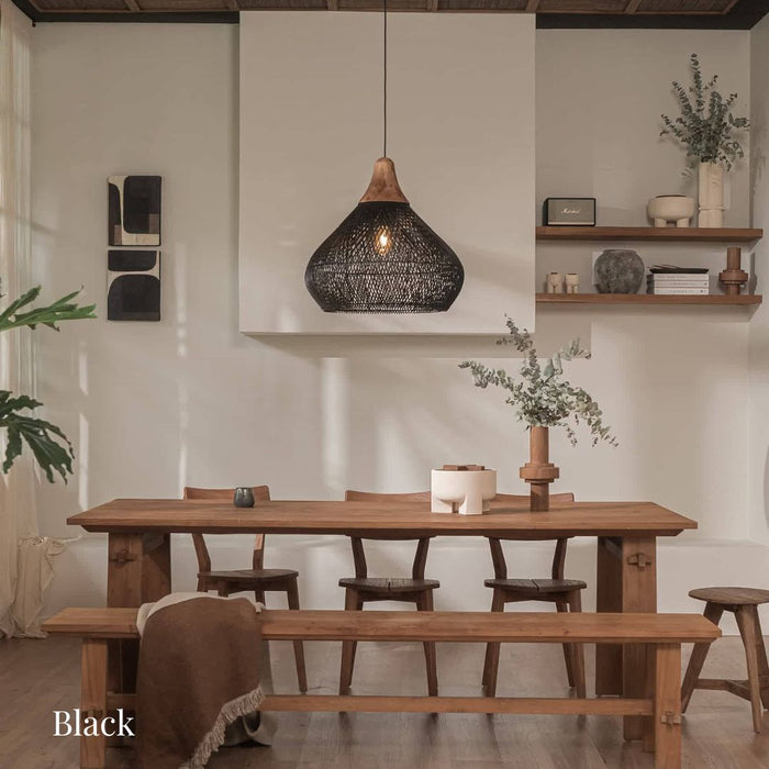 Bell Lamp - Medium - 50cm Diameter - Black -