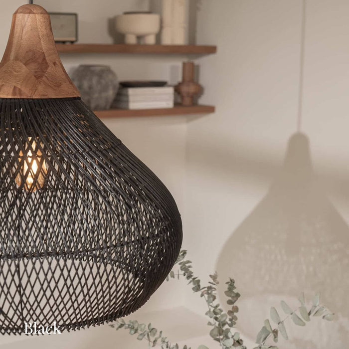 Bell Lamp - Medium - 50cm Diameter - Black -