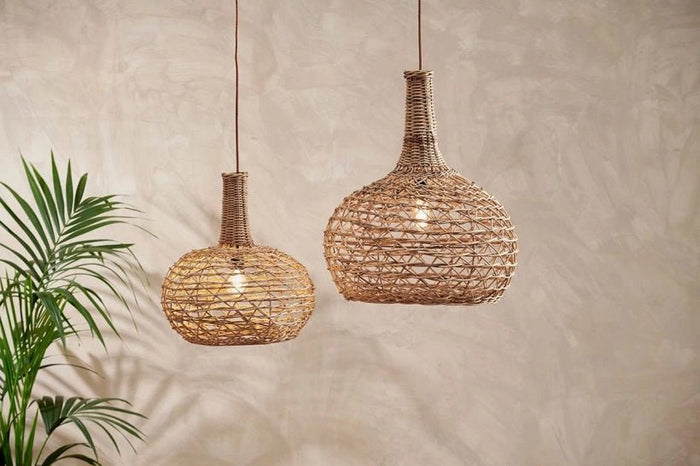 Beru Rattan Lampshade - Conical - Small -