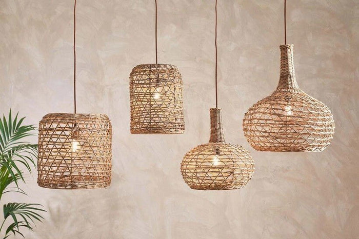 Beru Rattan Lampshade - Conical - Small -