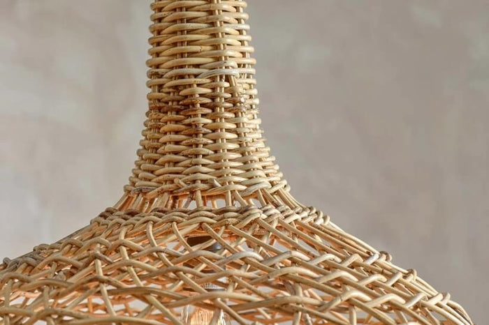 Beru Rattan Lampshade - Conical - Small -