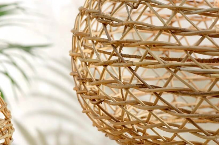 Beru Rattan Lampshade - Conical - Small -