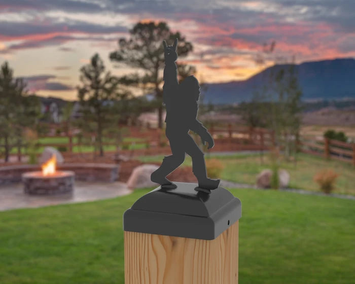 Bigfoot Rock and Roll Post Cap (Multiple Post Sizes Available) - Madison Iron and Wood