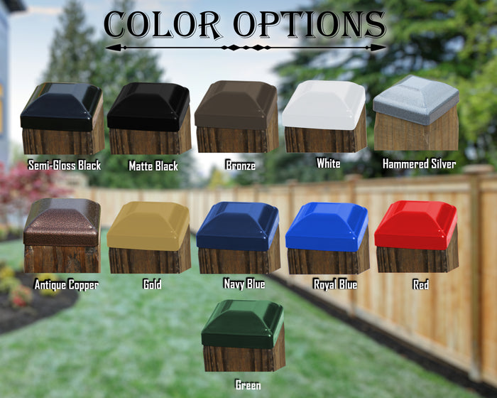6X6 Guitar - Electric Post Cap (5.5 x 5.5 Post Size) - Madison Iron and Wood