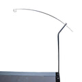 Biloc IGT Lantern Hanger mounted on a camp table, arm reaching out over the table top.