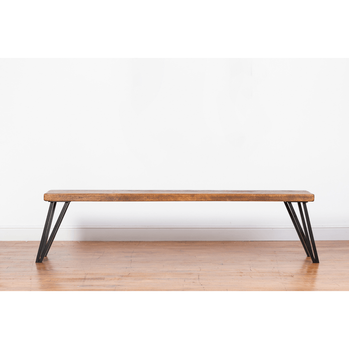 Birkhouse Industrial Bench - Box Hairpin Legs - 90cm - 35cm