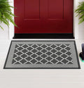 Black All-Season Door Mat – Durable, Absorbent & Non-Slip (18" x 30") Home Mart Goods
