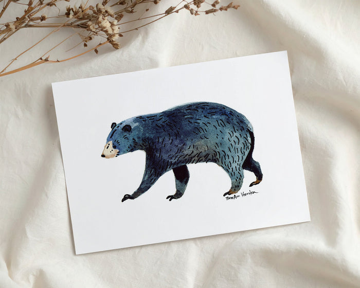 Black Bear Art Print