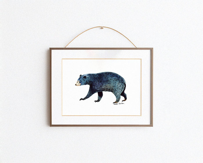 Black Bear Art Print