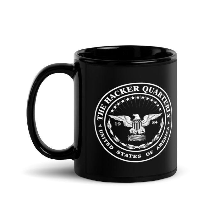 Black Glossy Hacker Mug