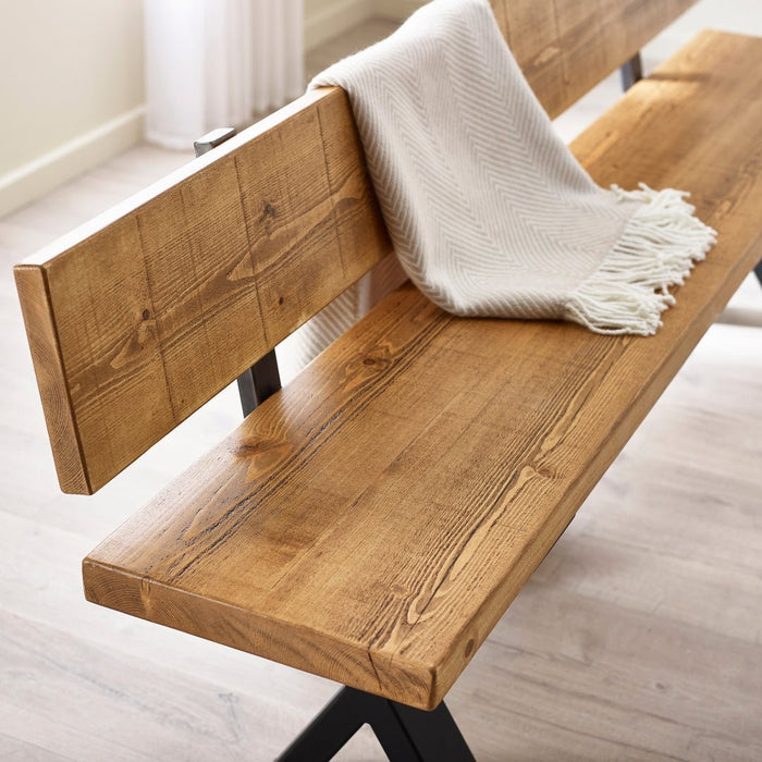 Blencathra Industrial Bench - X Frame Legs - 90cm - 35cm