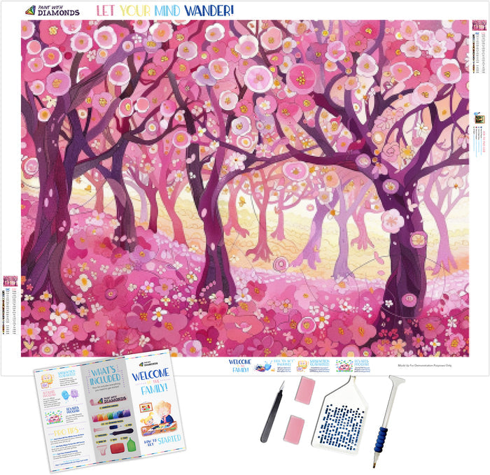 Blossoming Cherry Orchard