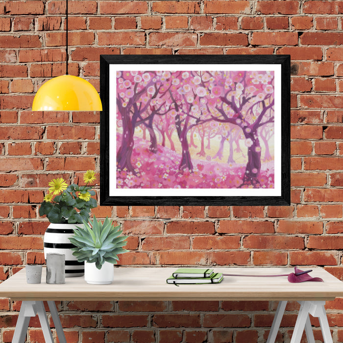 Blossoming Cherry Orchard