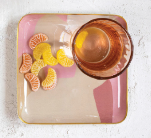 Blush-Form Enamel Tray