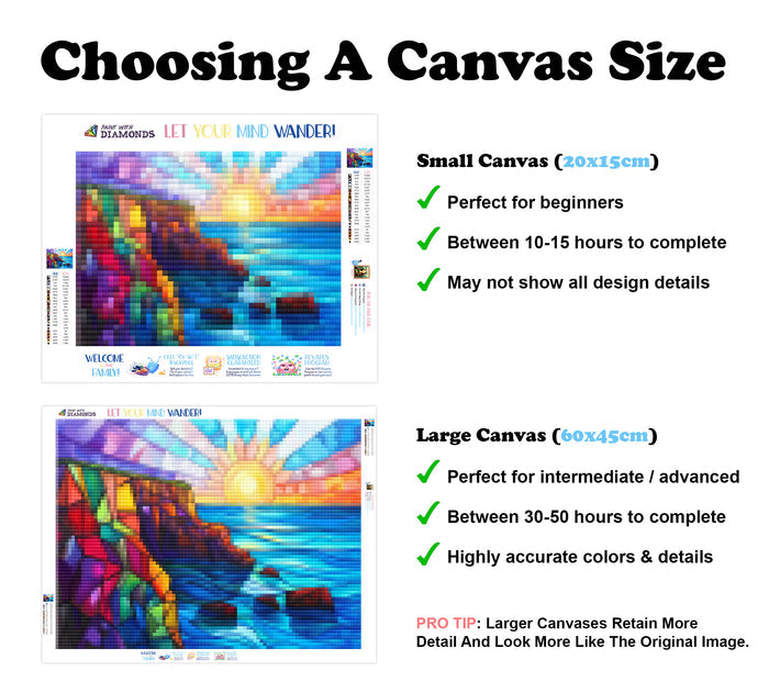 Bright And Vivid Oceanside Cliffs