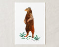 Brown Bear Art Print