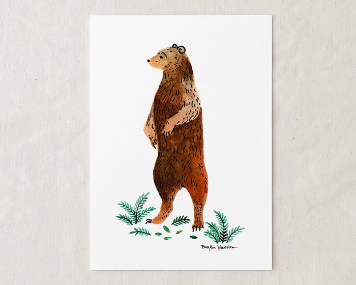 Brown Bear Art Print