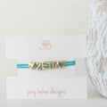 Bubble Cord Bracelet- Zeta Tau Alpha